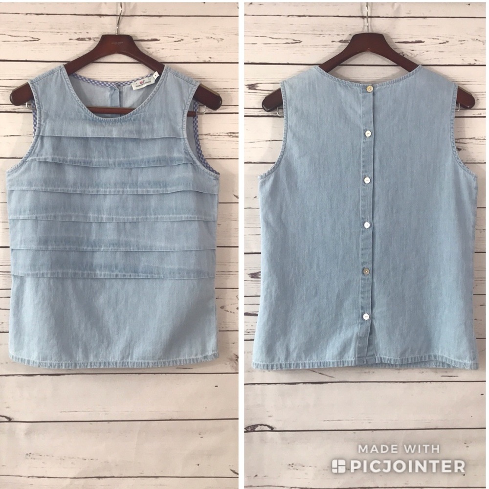 Vineyard Vines chambray top
